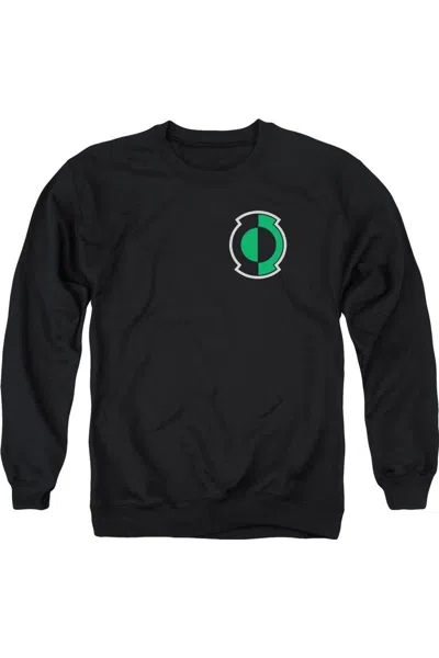 Gildan Green Lantern Kyle Logo Adult Crewneck Sweatshirt In Black