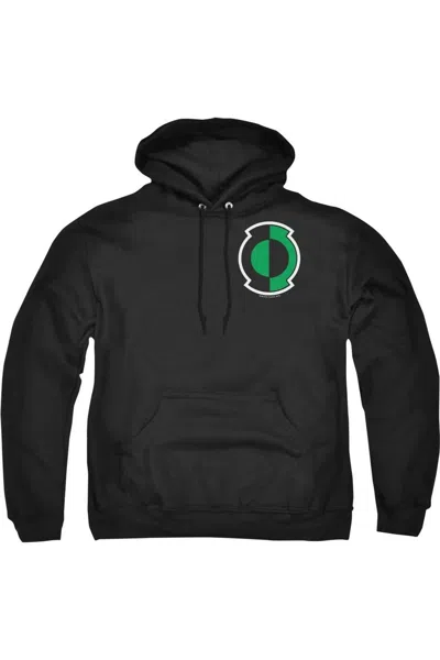 Gildan Green Lantern Kyle Logo Adult Pull Over Hoodie / Hooded Sweatshirt In Black