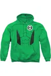 Gildan Green Lantern Kyle Rayner Adult Pull Over Hoodie / Hooded Sweatshirt In Green