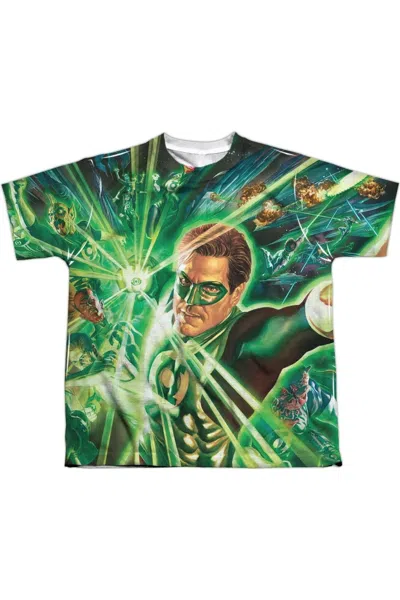 Gildan Kids' Green Lantern Lantern Burst Short Sleeve Youth Poly Crew Tee / T-shirt