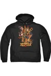 Gildan Green Lantern Larfleeze Adult Pull Over Hoodie / Hooded Sweatshirt In Black