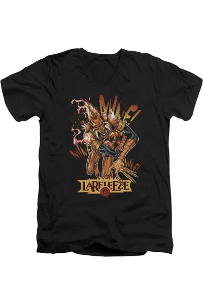 Gildan Green Lantern Larfleeze Short Sleeve Adult V Neck Tee / T-shirt In Black