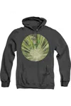 Gildan Green Lantern Light Em Up Adult Heather Hoodie / Hooded Sweatshirt In Black