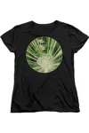 Gildan Green Lantern Light Em Up Short Sleeve Womens Tee / T-shirt In Black