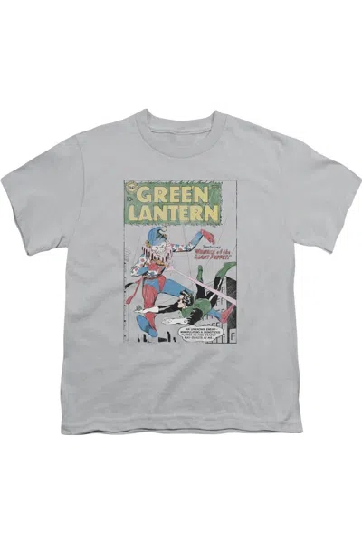 Gildan Kids' Green Lantern Puppet Menace Short Sleeve Youth Tee / T-shirt In Black