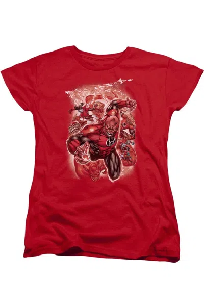 Gildan Green Lantern Red Lanterns #1 Short Sleeve Womens Tee / T-shirt