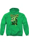Gildan Green Lantern Retro Oath Adult Pull Over Hoodie / Hooded Sweatshirt In Green