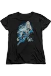 Gildan Green Lantern Saint Walker Short Sleeve Womens Tee / T-shirt In Black