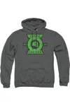 Gildan Green Lantern Section Adult Pull Over Hoodie / Hooded Sweatshirt In Pink
