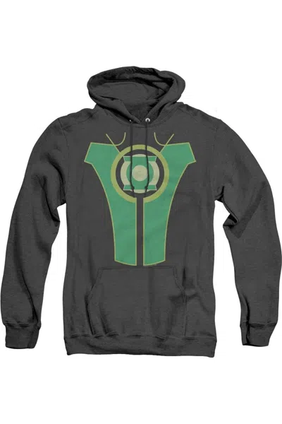 Gildan Green Lantern Simon Baz Adult Heather Hoodie / Hooded Sweatshirt In Black