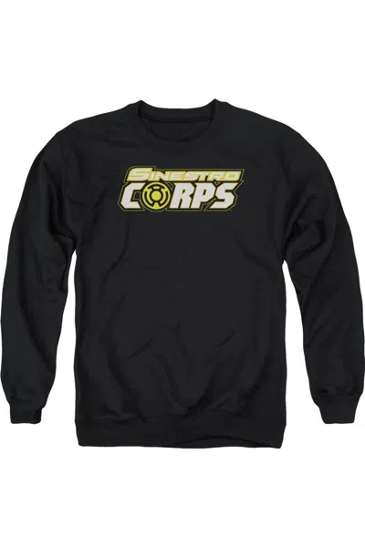 Gildan Green Lantern Sinestro Corps Logo Adult Crewneck Sweatshirt In Black