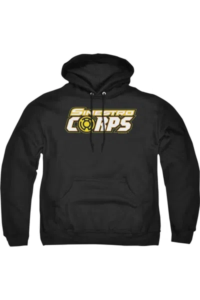 Gildan Green Lantern Sinestro Corps Logo Adult Pull Over Hoodie / Hooded Sweatshirt In Black