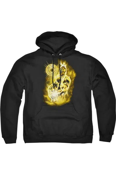 Gildan Green Lantern Sinestro Nebula Adult Pull Over Hoodie / Hooded Sweatshirt In Black