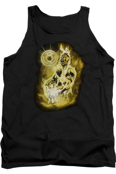 Gildan Green Lantern Sinestro Nebula Adult Tank Top In Black