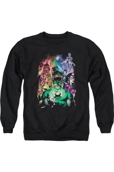 Gildan Green Lantern The New Guardians Adult Crewneck Sweatshirt In Black