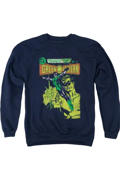 Gildan Green Lantern Vintage Cover Adult Crewneck Sweatshirt In Blue