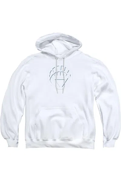 Gildan Green Lantern White Lantern Logo Adult Pull Over Hoodie / Hooded Sweatshirt