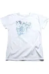 Gildan Green Lantern White Lantern Sinestro Short Sleeve Womens Tee / T-shirt In White