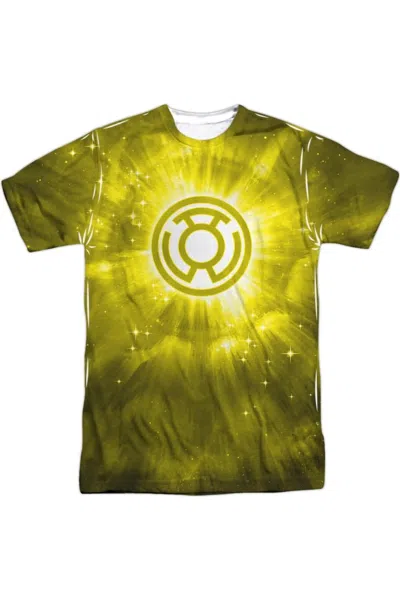 Gildan Green Lantern Yellow Energy Short Sleeve Adult 100% Poly Crew Tee / T-shirt