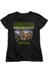 Gildan Gremlins 2 After Midnight Short Sleeve Women´s Tee / T-shirt In Black