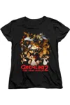 Gildan Gremlins 2 Goon Crew Short Sleeve Women´s Tee / T-shirt In Black