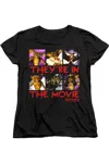 Gildan Gremlins 2 In The Movie Short Sleeve Women´s Tee / T-shirt In Black