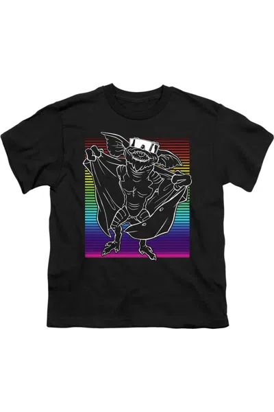 Gildan Kids' Gremlins Cool Gradient Short Sleeve Youth Tee / T-shirt In Black