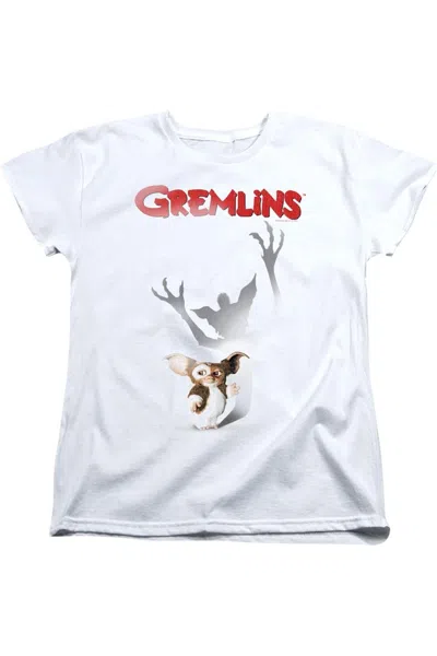 Gildan Gremlins Shadow Short Sleeve Women´s Tee / T-shirt In White