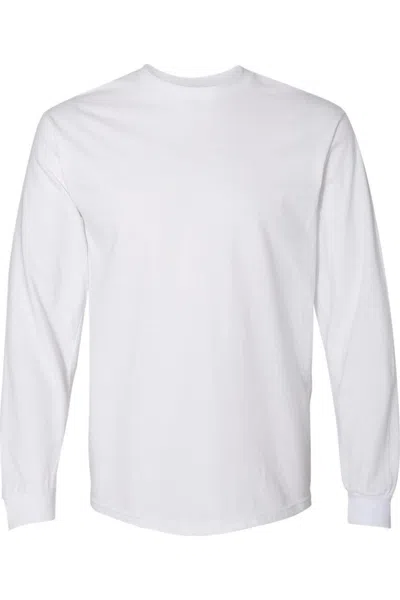 Gildan Hammer Long Sleeve T-shirt In White