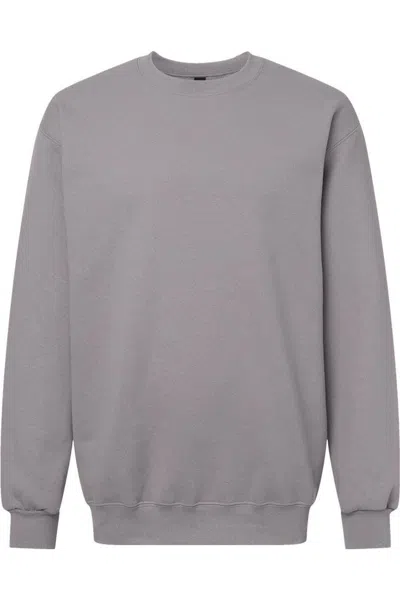 Gildan Hammer Maxweight Crewneck Sweatshirt In Gray