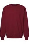 Gildan Hammer Maxweight Crewneck Sweatshirt In Burgundy