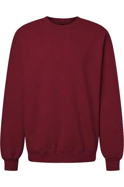 Gildan Hammer Maxweight Crewneck Sweatshirt In Burgundy