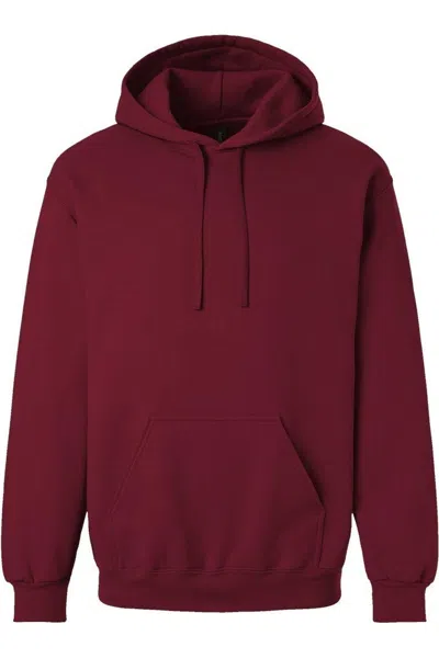 Gildan Hammer Maxweight Hooded Sweatshirt In Red