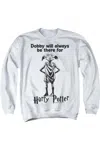 Gildan Harry Potter Always Be There Adult Crewneck Sweatshirt In White