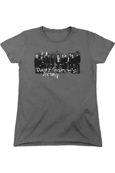 Gildan Harry Potter And The Order Of Phoenix Da Squad Short Sleeve Womens Tee / T-shirt In Pink