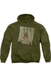 Gildan Harry Potter Beedle The Bard Adult Pull Over Hoodie / Hooded Sweatshirt In Green