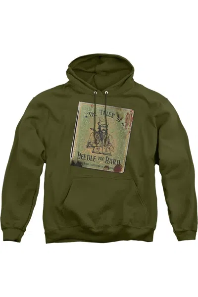 Gildan Harry Potter Beedle The Bard Adult Pull Over Hoodie / Hooded Sweatshirt In Green