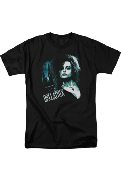Gildan Harry Potter Bellatrix Closeup Short Sleeve Adult Tee / T-shirt In Black