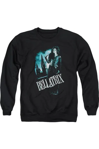 Gildan Harry Potter Bellatrix Full Body Adult Crewneck Sweatshirt In Black