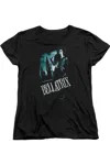 Gildan Harry Potter Bellatrix Full Body Short Sleeve Womens Tee / T-shirt In Black