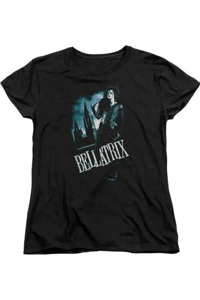 Gildan Harry Potter Bellatrix Full Body Short Sleeve Womens Tee / T-shirt In Black