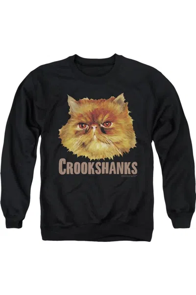 Gildan Harry Potter Crookshanks Color Adult Crewneck Sweatshirt In Black