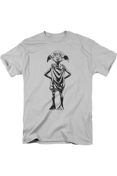 Gildan Harry Potter Dobby Short Sleeve Adult Tee / T-shirt In Silver
