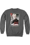 Gildan Harry Potter Draco Frame Adult Crewneck Sweatshirt In Pink