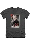 Gildan Harry Potter Draco Frame Short Sleeve Adult V Neck Premium Cotton Tee / T-shirt In Pink