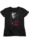 Gildan Harry Potter Draco Portrait Short Sleeve Womens Tee / T-shirt In Black