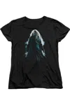 Gildan Harry Potter Dumbledore Burst Short Sleeve Womens Tee / T-shirt In Black