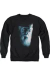 Gildan Harry Potter Dumbledore Face Adult Crewneck Sweatshirt In Black