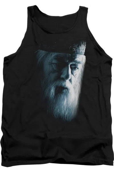 Gildan Harry Potter Dumbledore Face Adult Tank Top In Black