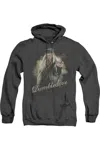 Gildan Harry Potter Dumbledore Wand Adult Heather Hoodie / Hooded Sweatshirt In Black
